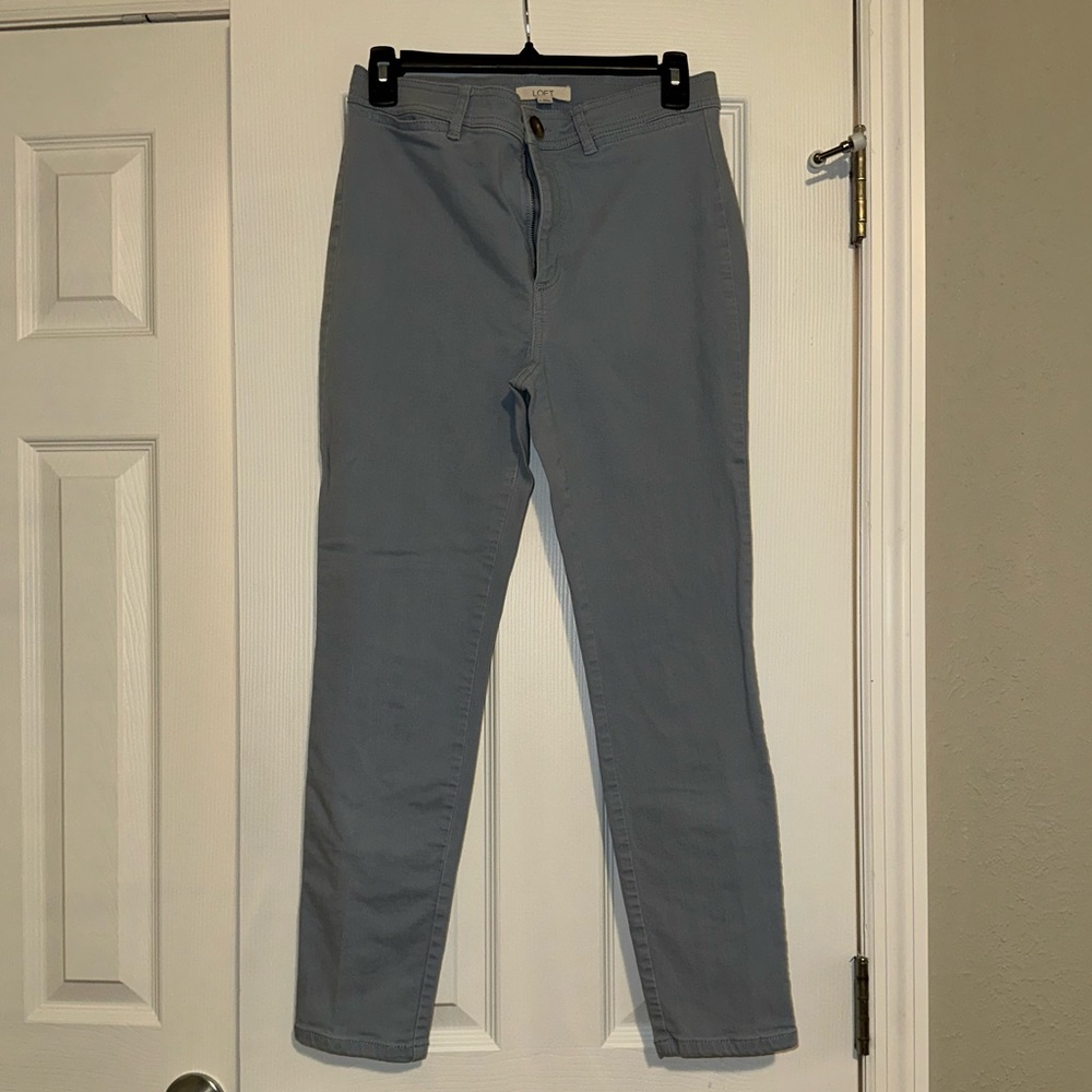 LOFT Light Blue Pants